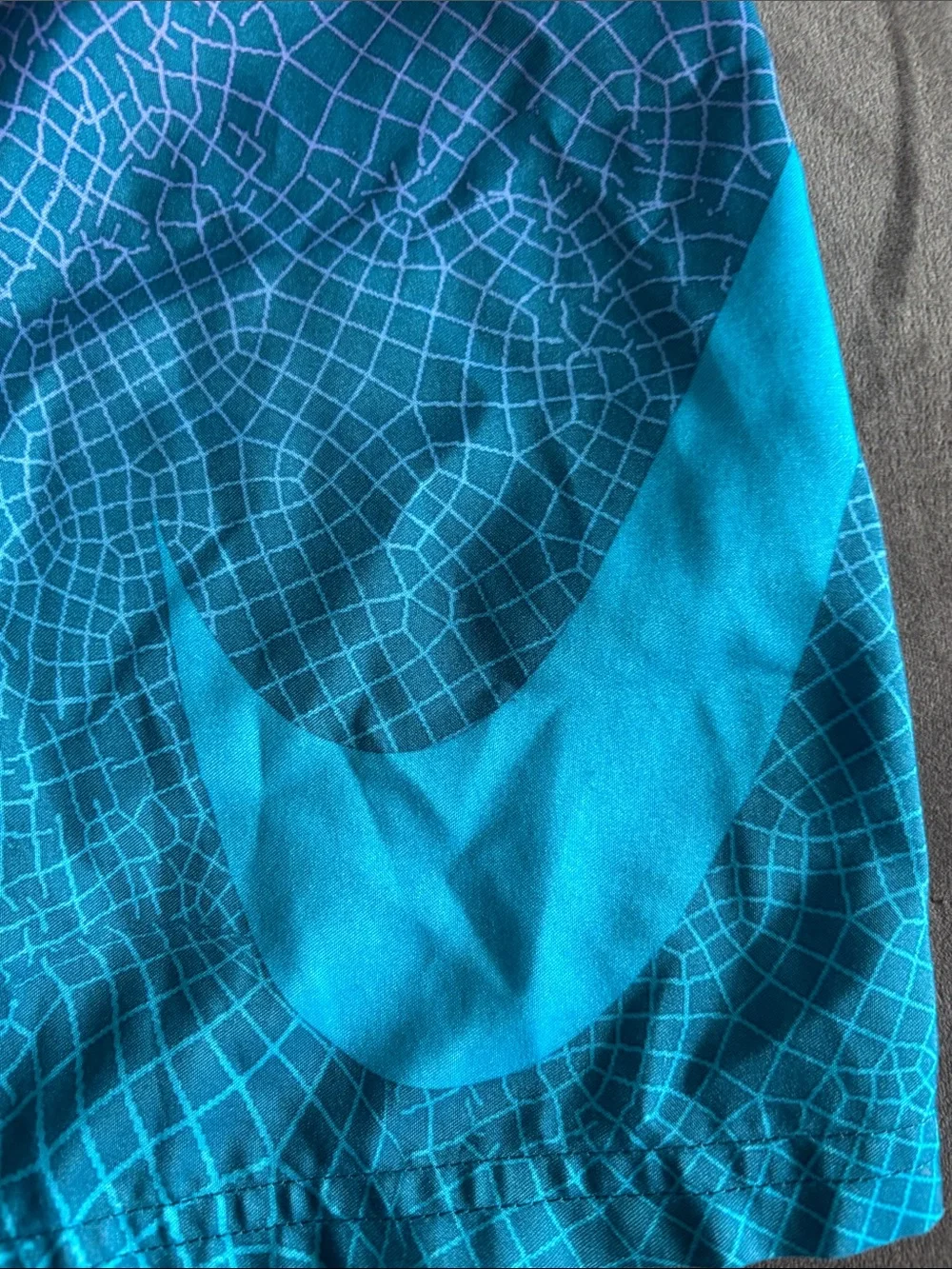 Nike Boys‎ Swim Trunks Blue Swoosh Swim Shorts Size 6